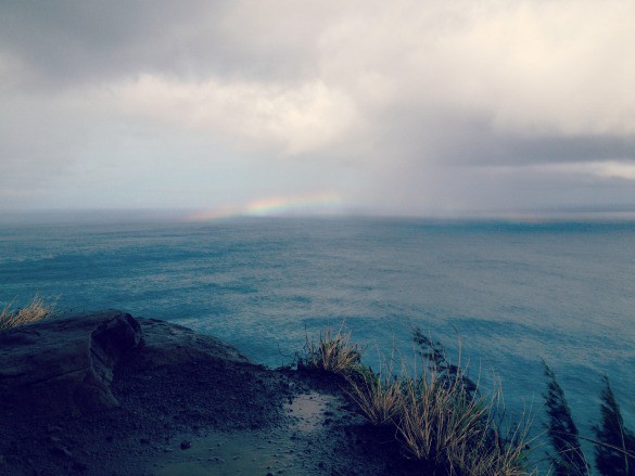 rainbow in kauai