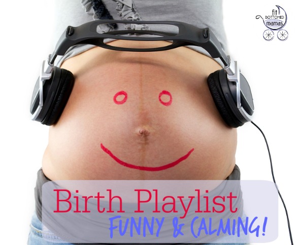 Unborn baby listening music in mother's belly