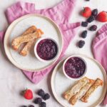 French Toast Fingers with Quick Berry Syrup